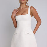 Bessie Mini Dress - Ivory