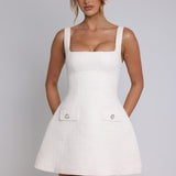 Bessie Mini Dress - Ivory