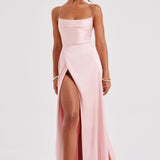 Rózsaszín Bethany Maxi Ruha