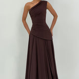 Bianca Maxi Dress - Plum Brown