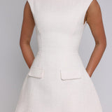 Blake Mini Dress - Ivory