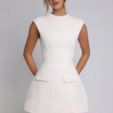Blake Mini Dress - Ivory