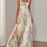 Yara | Maxi Dress with Pleated Fabric