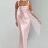 Calanthe Maxi Dress - Pink