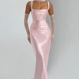 Calanthe Maxi Dress - Pink