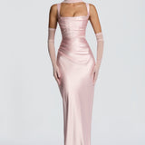 Calanthe Maxi Dress - Pink