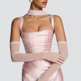 Calanthe Maxi Dress - Pink