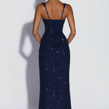 Calanthe Maxi Dress - Ocean Glow