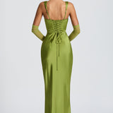 Olive Calanthe Maxi Dress