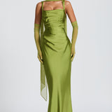 Olive Calanthe Maxi Dress