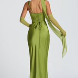 Olive Calanthe Maxi Dress