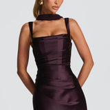 Calanthe Maxi Dress - Plum