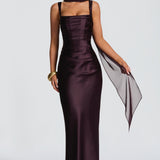 Calanthe Maxi Dress - Plum