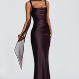 Calanthe Maxi Dress - Plum