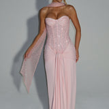 Carina Maxi Dress - Pink