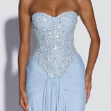 Carina Maxi Dress - Glacier Blue
