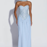 Carina Maxi Dress - Glacier Blue