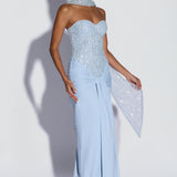 Carina Maxi Dress - Glacier Blue