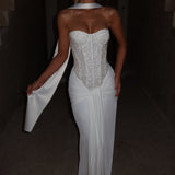 Carina Maxi Dress - Ivory