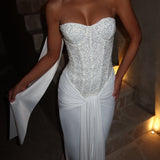Carina Maxi Dress - Ivory