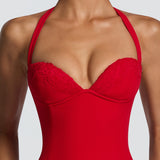 Cassia Midi Dress - Red