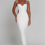 Celine Maxi Dress - White