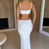 Celine Maxi Dress - White