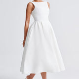 Clarabella Midi Dress - Ivory