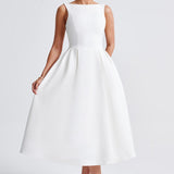 Clarabella Midi Dress - Ivory