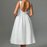 Clarabella Midi Dress - Ivory