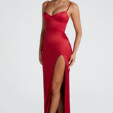 Clementine Red Maxi Dress