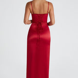 Clementine Red Maxi Dress