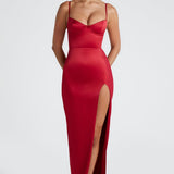 Clementine Red Maxi Dress