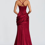 Bordeaux Connie Dress