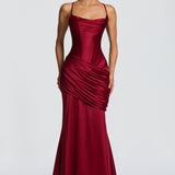 Bordeaux Connie Dress