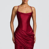 Bordeaux Connie Dress