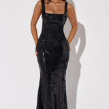 Fekete Corinne Maxi Ruha