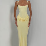 Cornelia Maxi Dress - Lemon