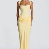 Cornelia Maxi Dress - Lemon