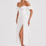 Courtney Midi Dress - Ivory