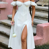 Courtney Midi Dress - Ivory