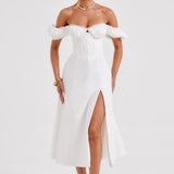 Courtney Midi Dress - Ivory