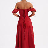 Courtney Midi Dress - Red