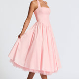 Cressida Midi Dress - Pink