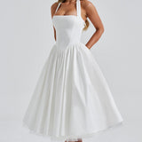 Cressida Midi Dress - Ivory