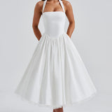 Cressida Midi Dress - Ivory