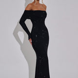 Fekete Cyprus Maxi Ruha