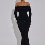 Fekete Cyprus Maxi Ruha