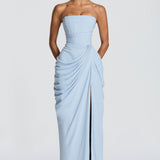 Cyra Maxi Dress - Glacier Blue