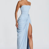 Cyra Maxi Dress - Glacier Blue